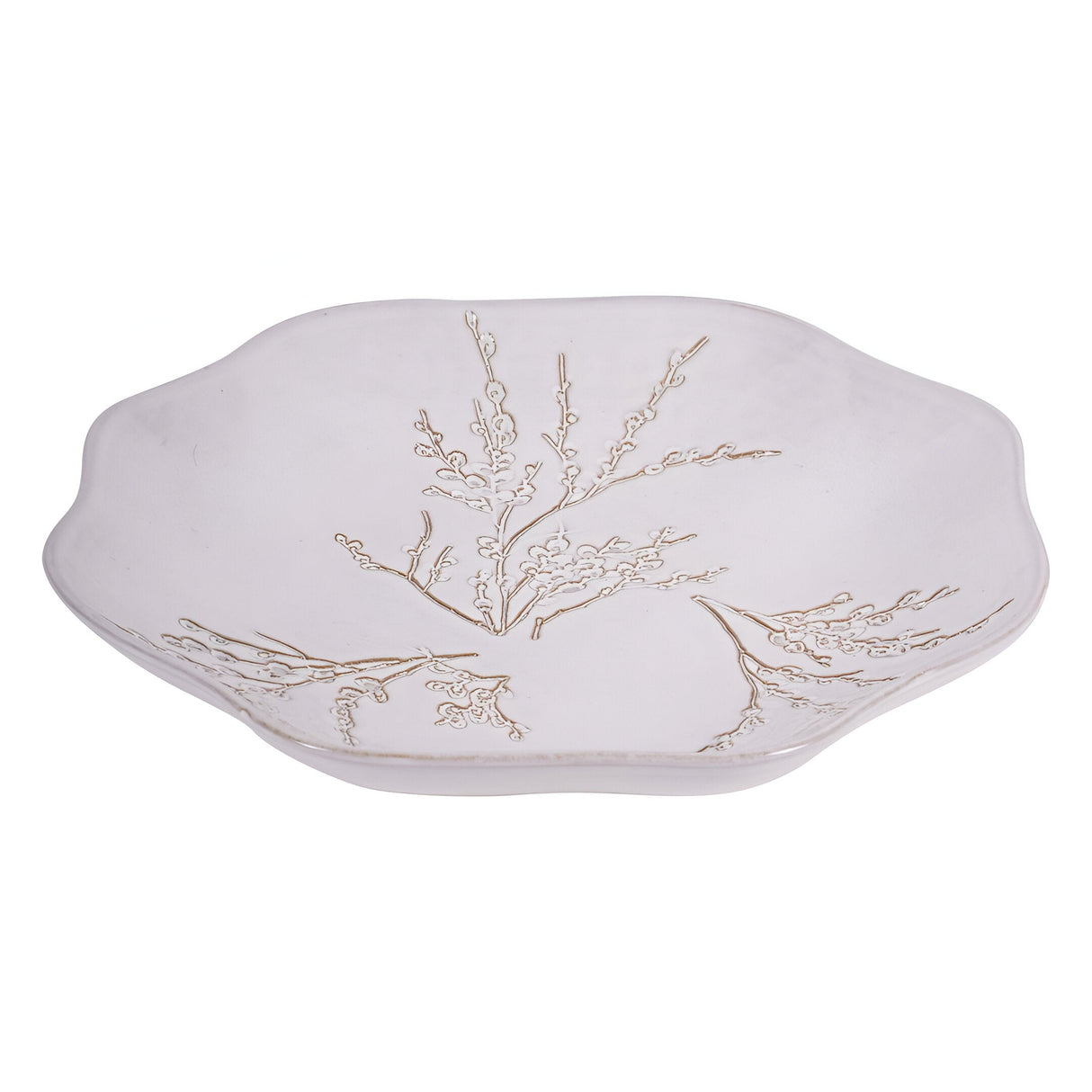 Laura Ashley Pussywillow Stoneware Bowl - White