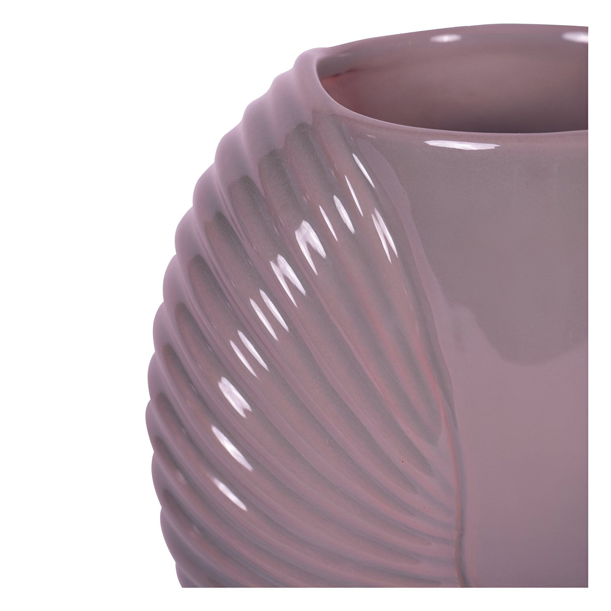 Laura Ashley Harriston Stoneware Conche Vase - Pink