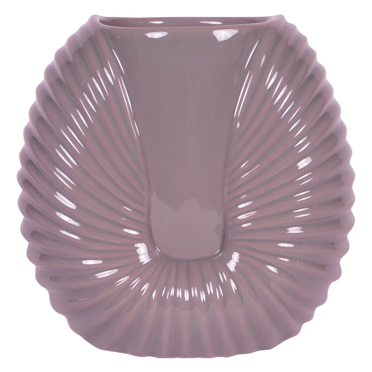 Laura Ashley Harriston Stoneware Conche Vase - Pink