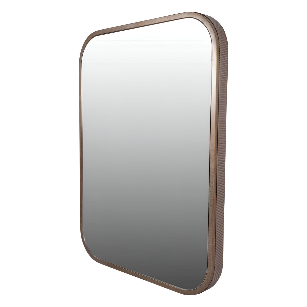 Belvedere Rectangular Wall Mirror Aged Gold - 102x76cm