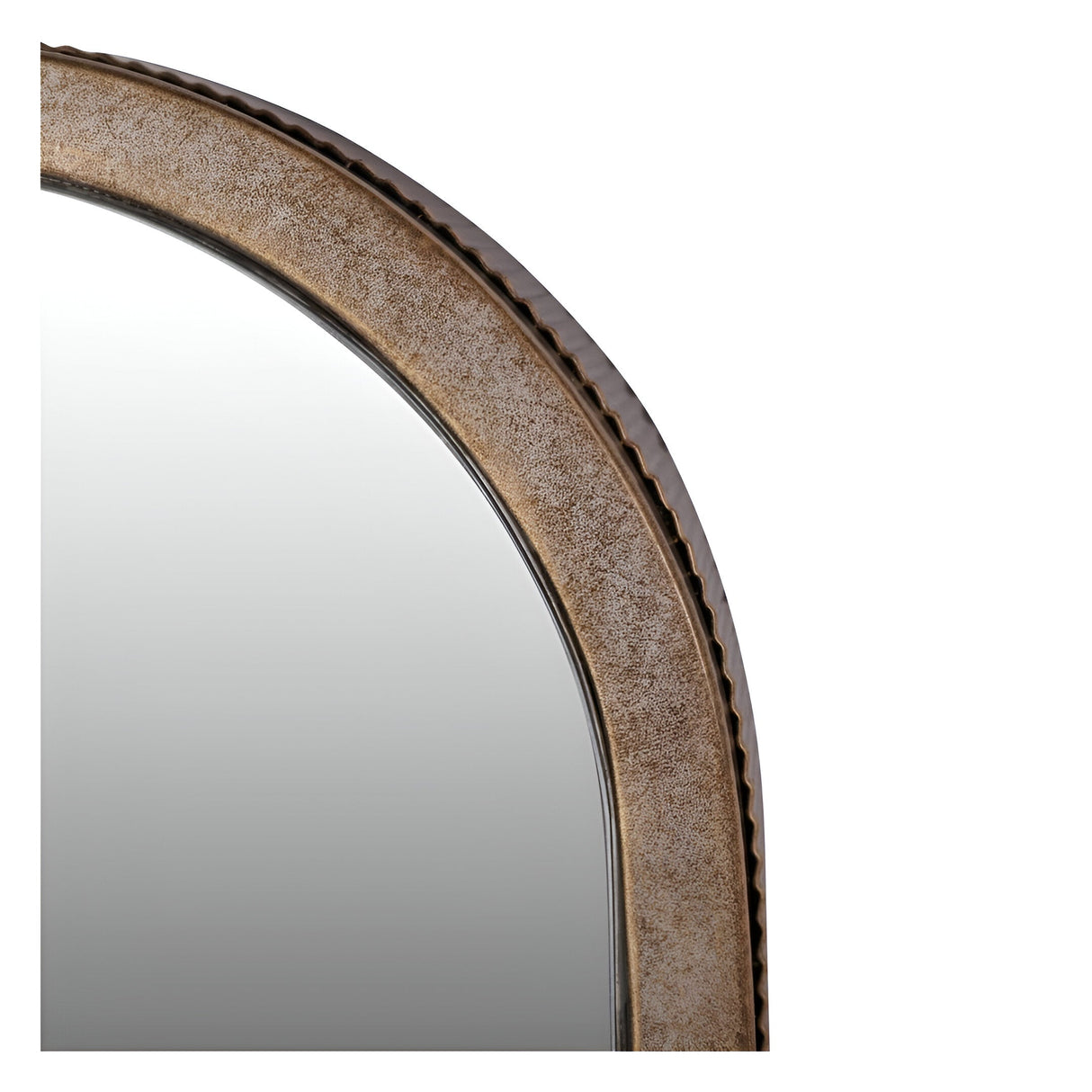 Belvedere Rectangular Wall Mirror Aged Gold - 102x76cm