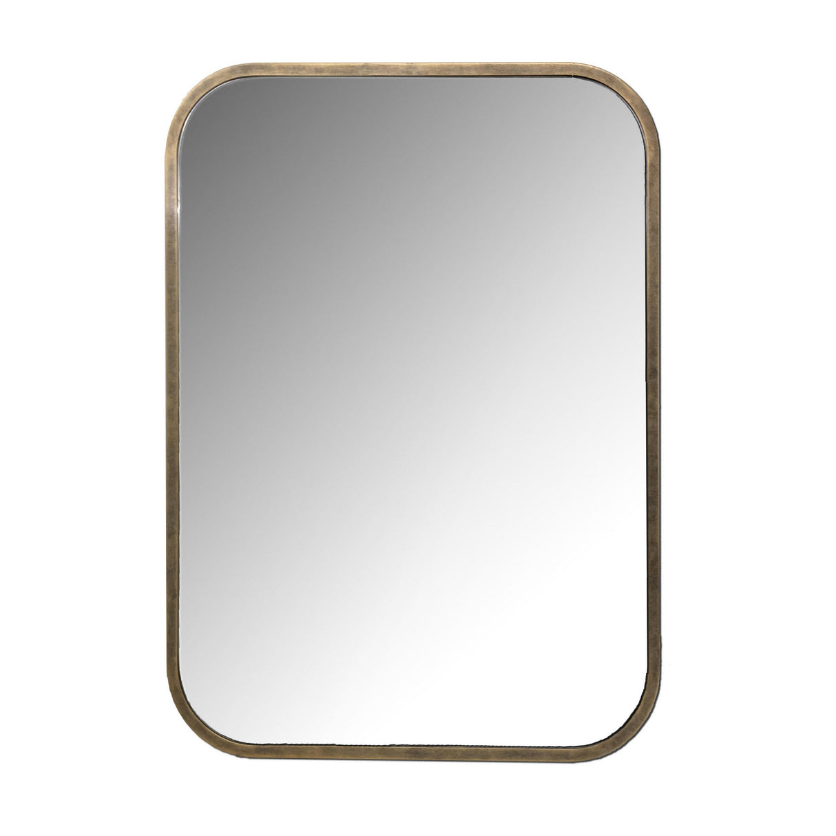 Belvedere Rectangular Wall Mirror Aged Gold - 102x76cm