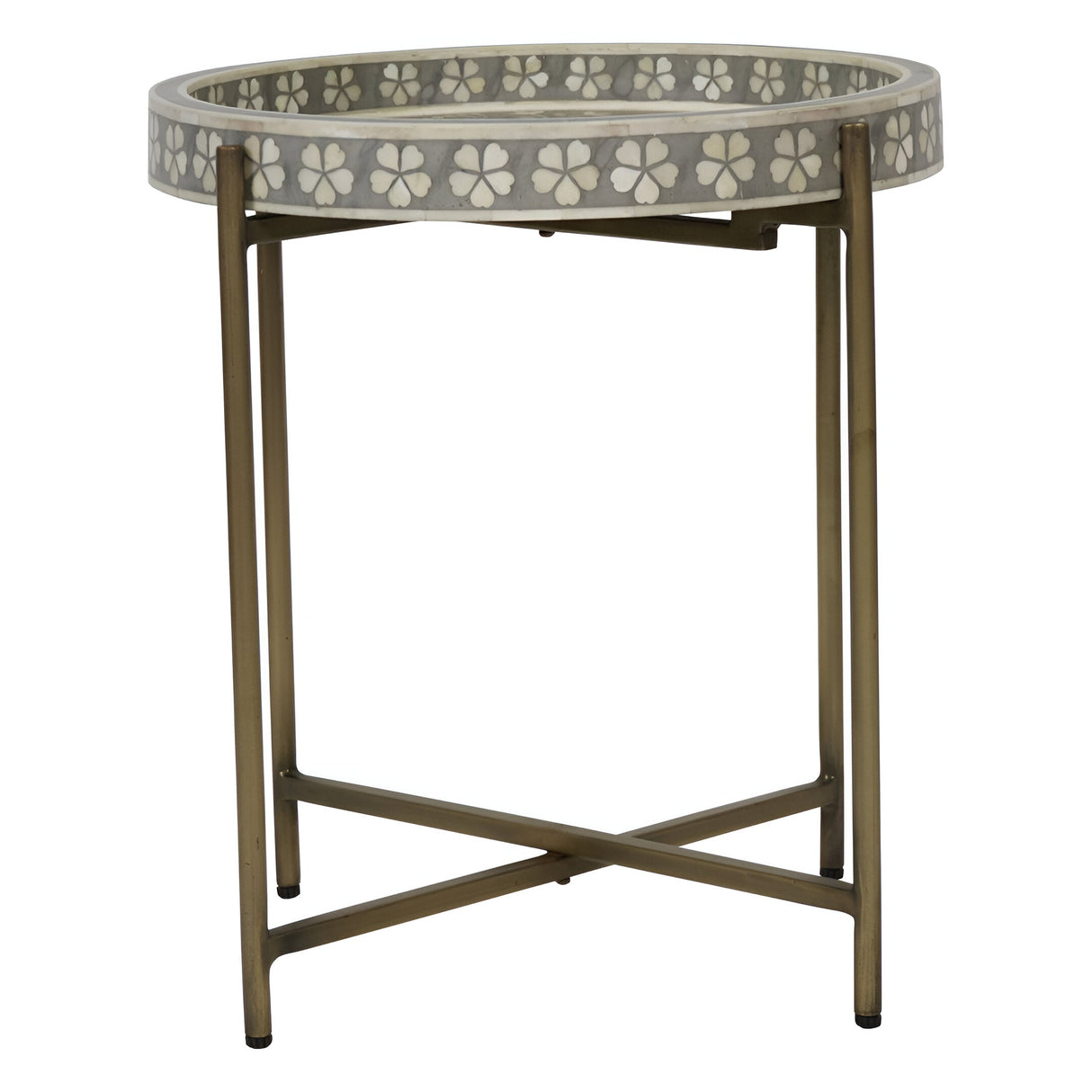 Laura Ashley Epsley Side Table - Grey