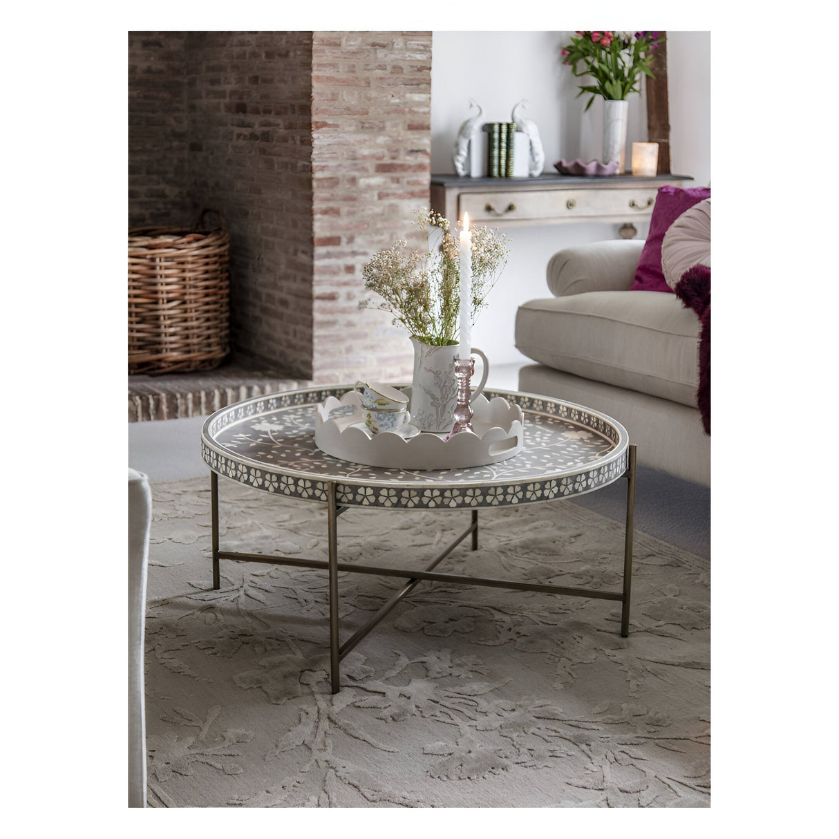 Laura Ashley Epsley Coffee Table - Grey