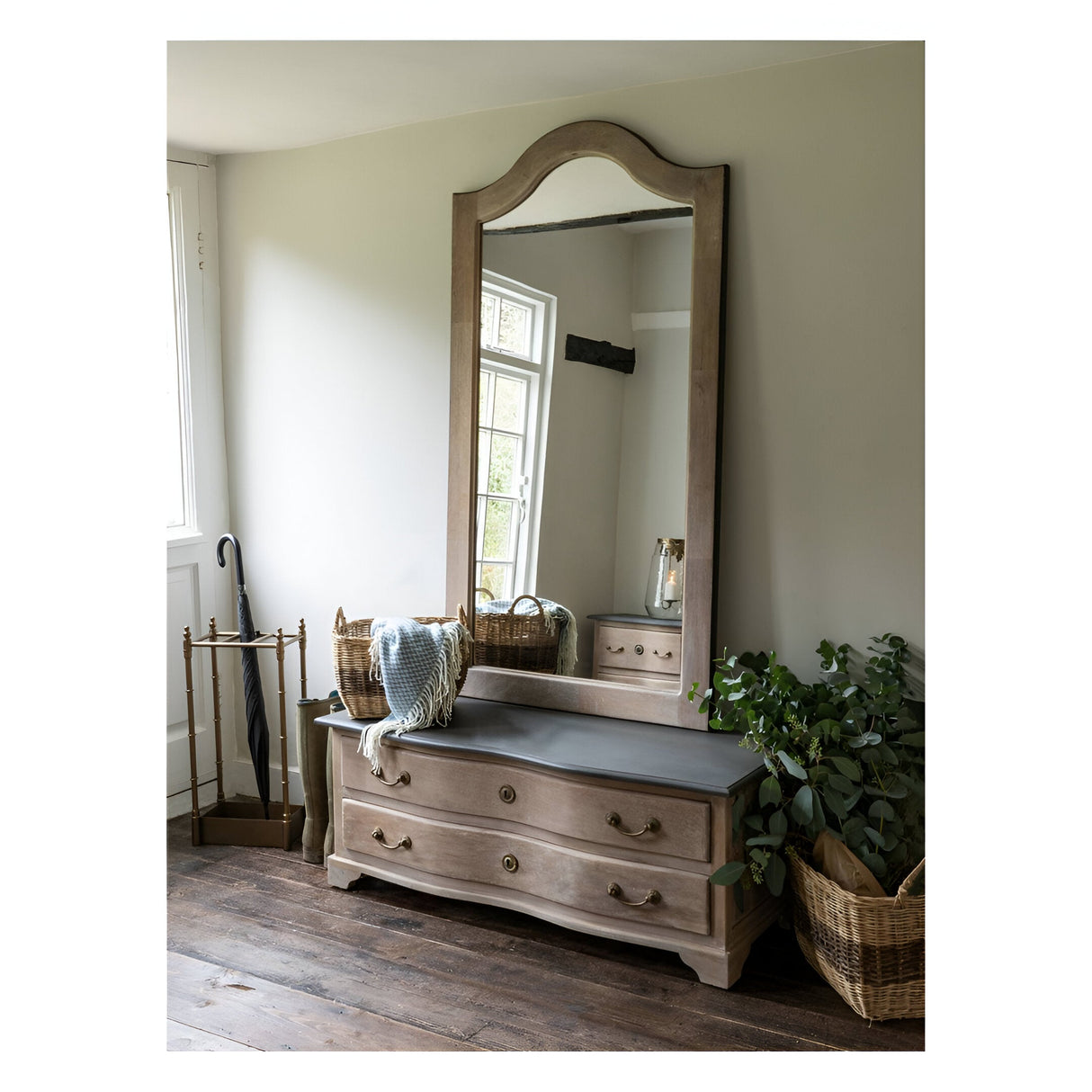 Laura Ashley Swannington Rectangular Leaner Mirror - 80x150cm