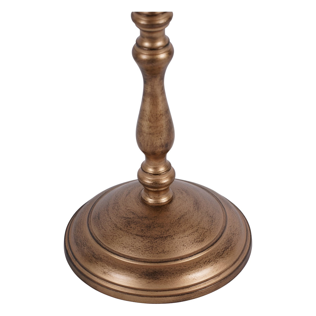 Laura Ashley Small Palm Tree Candlestick - Antique Brass