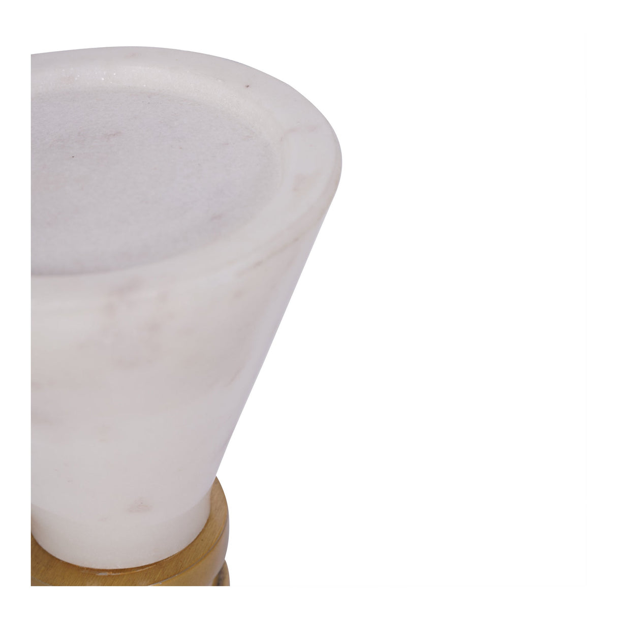 Ravello Mable Candle Holder 25cm - White & Black