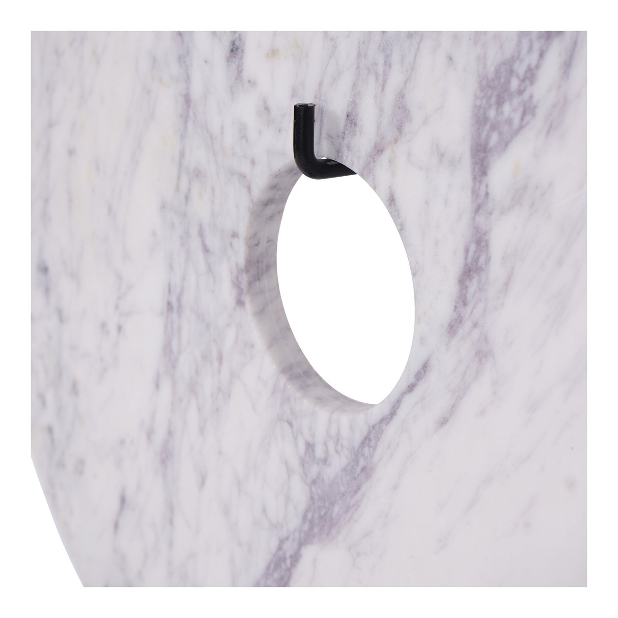 Castello White Marble Disc Figurine - 52cm