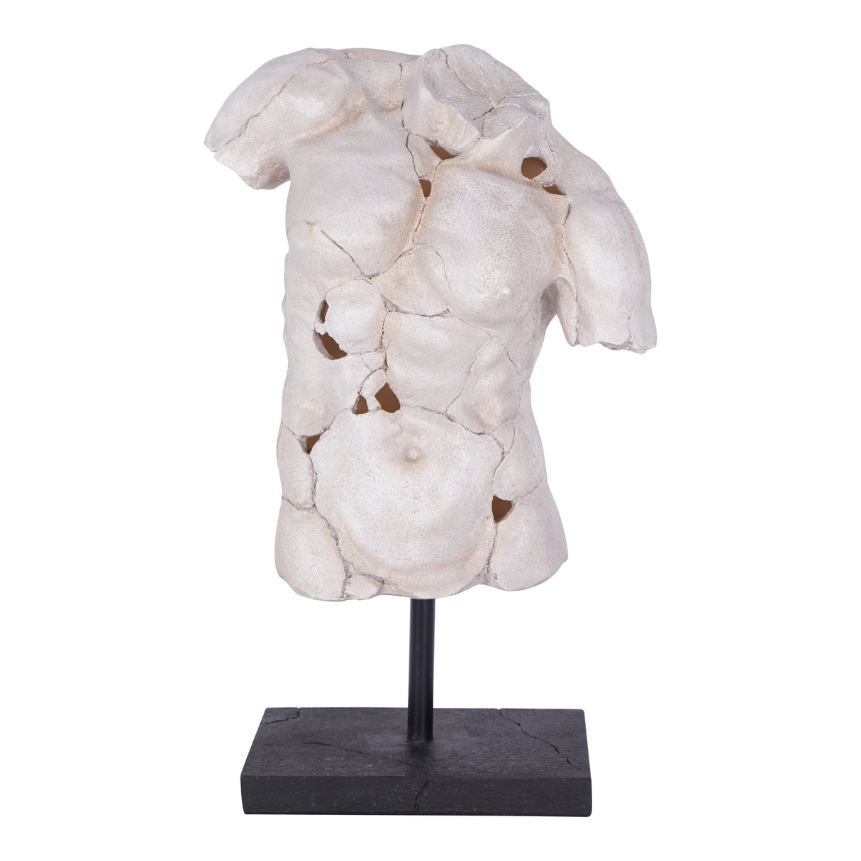 Male Torso On Stand Figurine - 62.5cm