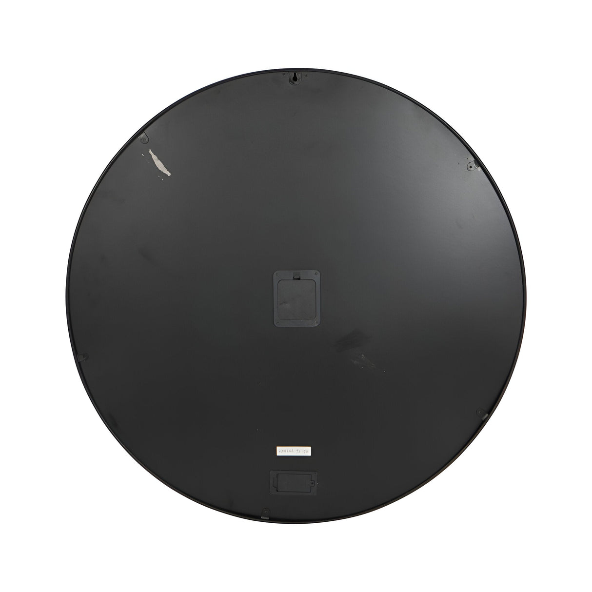 Palladium Wall Clock With Moving Cogs 100cm - Black Nickel