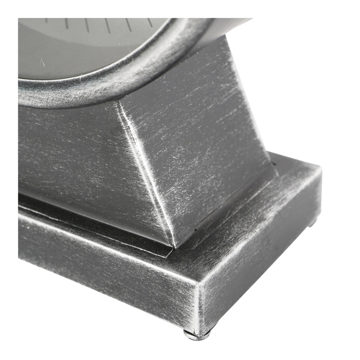 Palladium Mantel Clock With Moving Cogs - Black Nickel