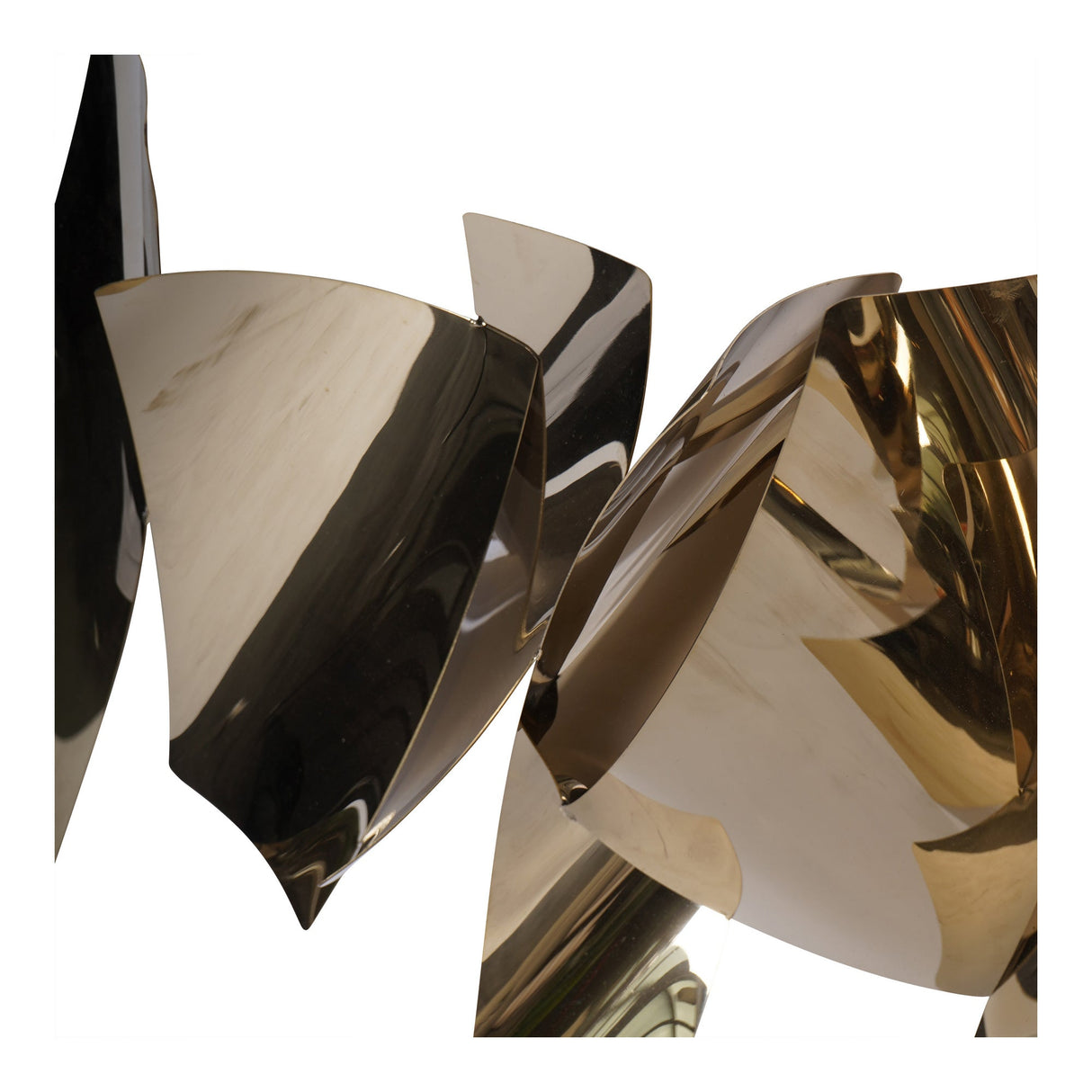 Stainless Steel Abstract Slice Wall Art - 178x110cm