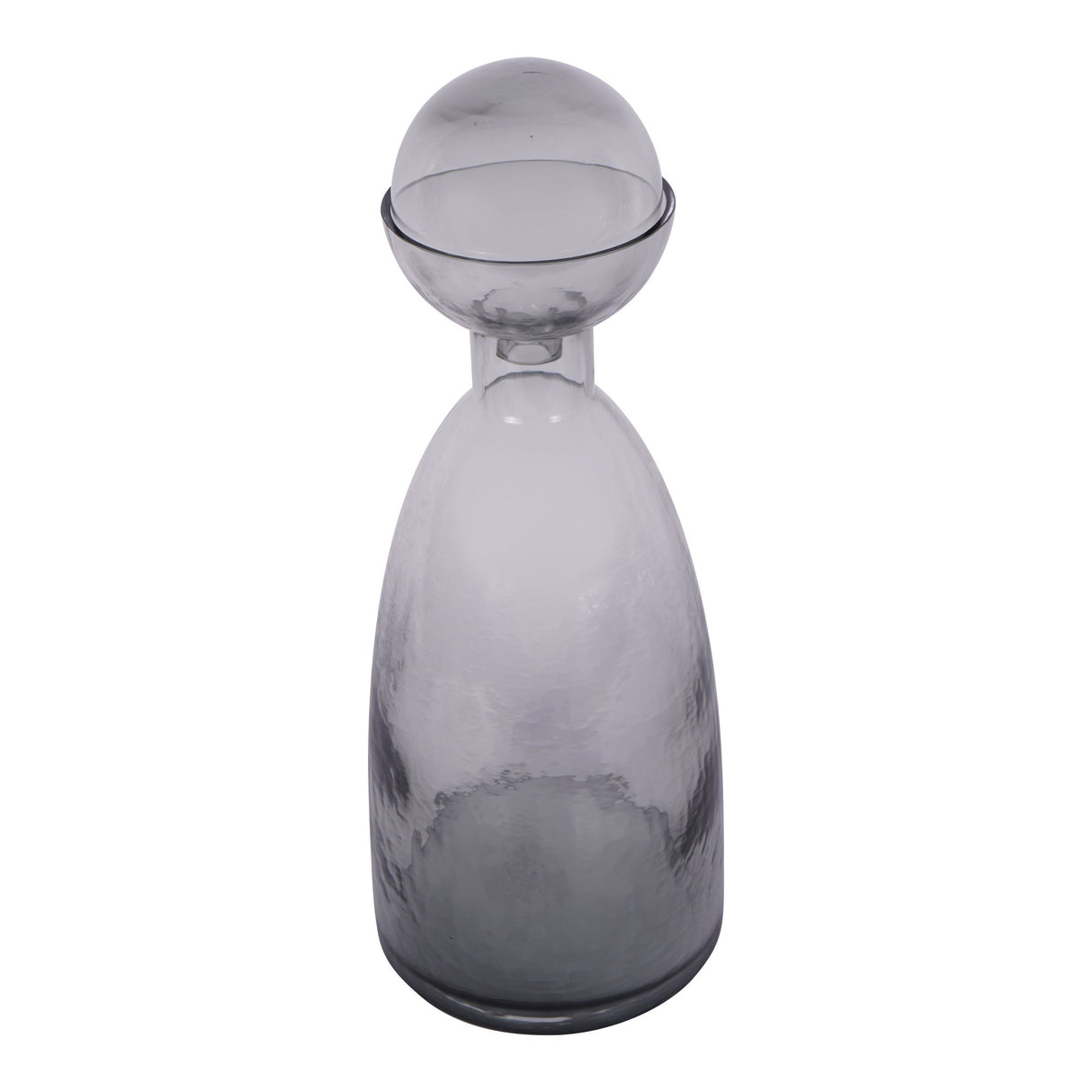 Vitrum Smoked Bottle Vase 43cm - Grey