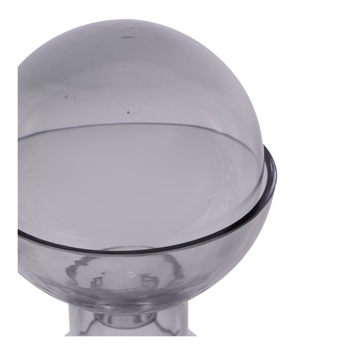 Vitrum Smoked Bottle Vase 43cm - Grey