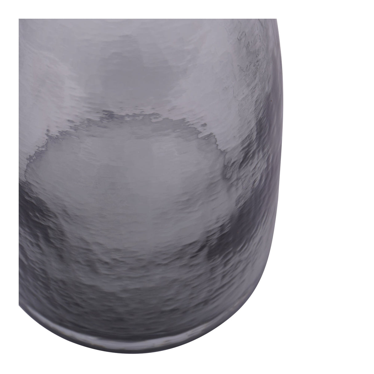 Vitrum Smoked Bottle Vase 43cm - Grey