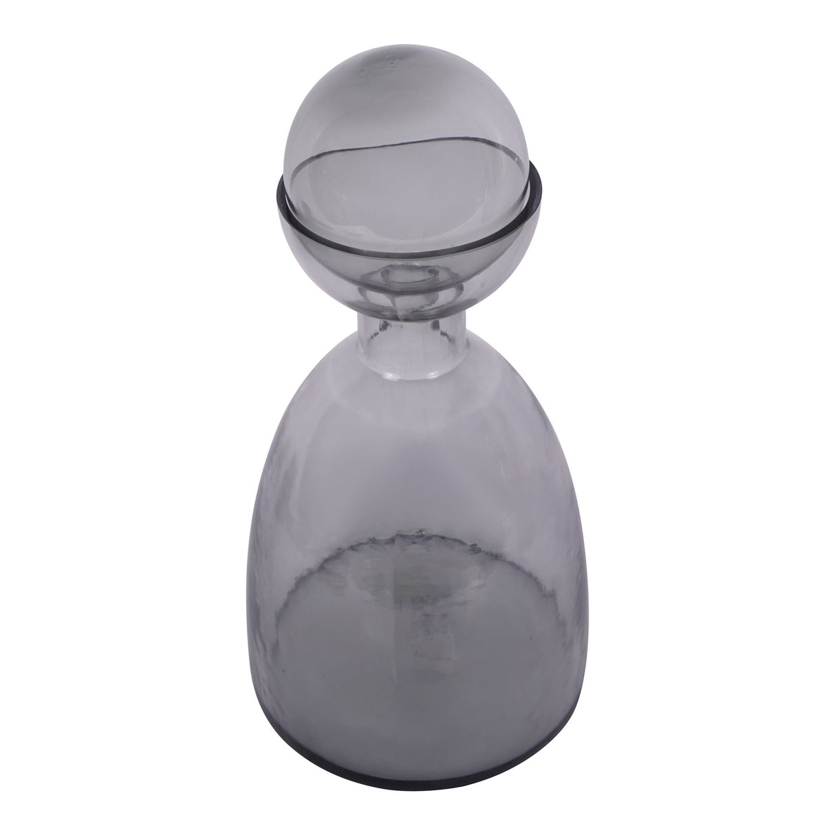 Vitrum Smoked Bottle Vase 37cm - Grey