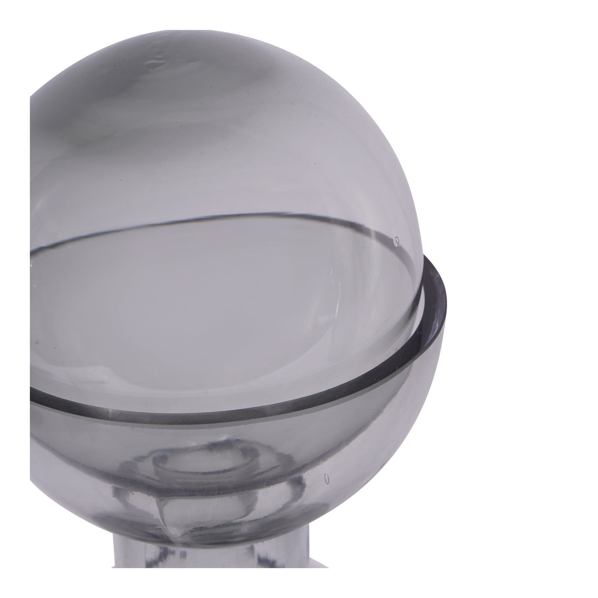 Vitrum Smoked Bottle Vase 37cm - Grey