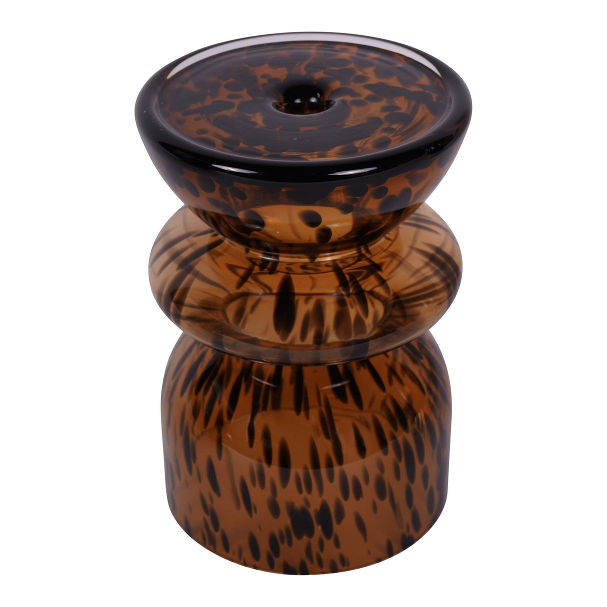 Savanna Glass Vase 24cm - Brown