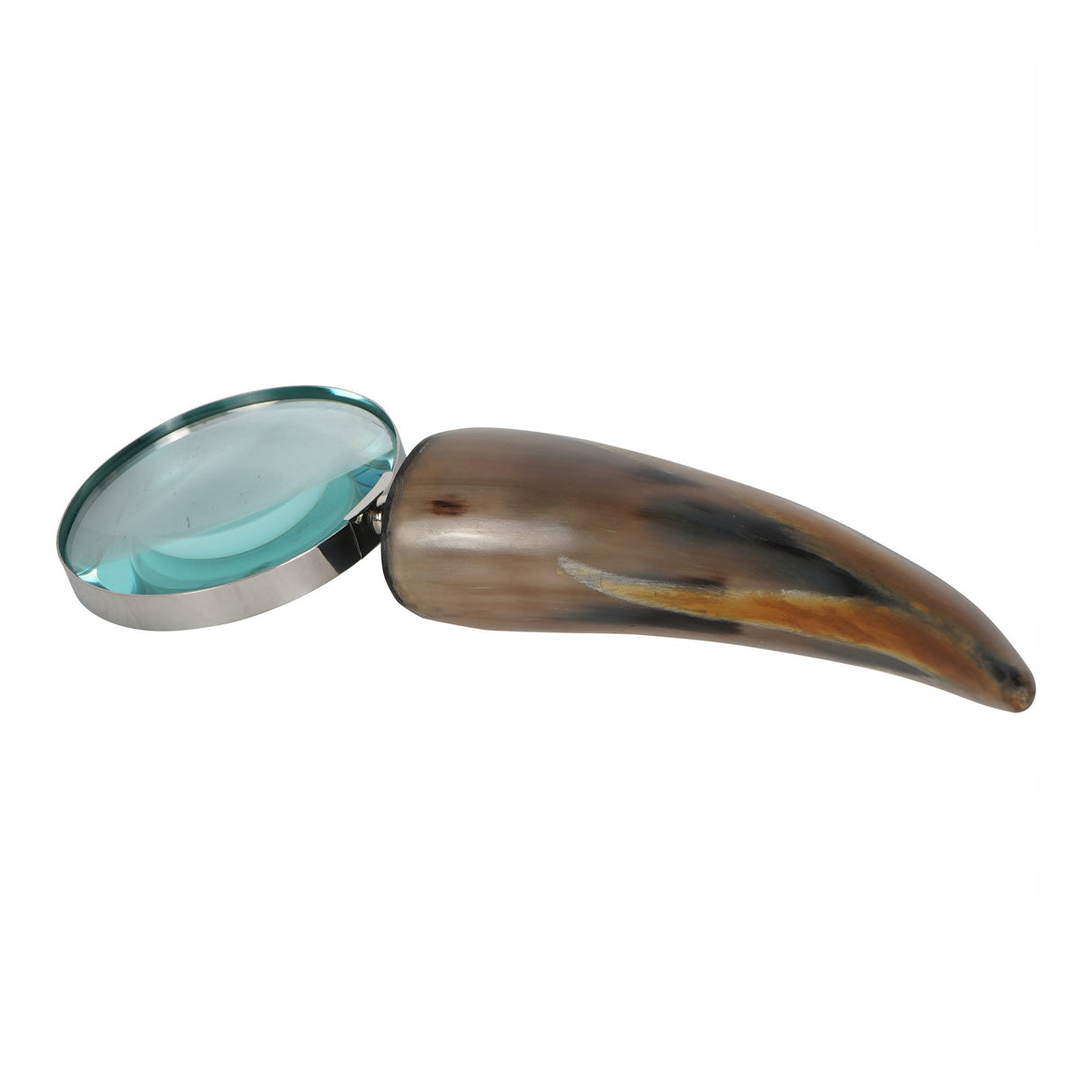 Horn Inlay Magnifying Glass - Brown
