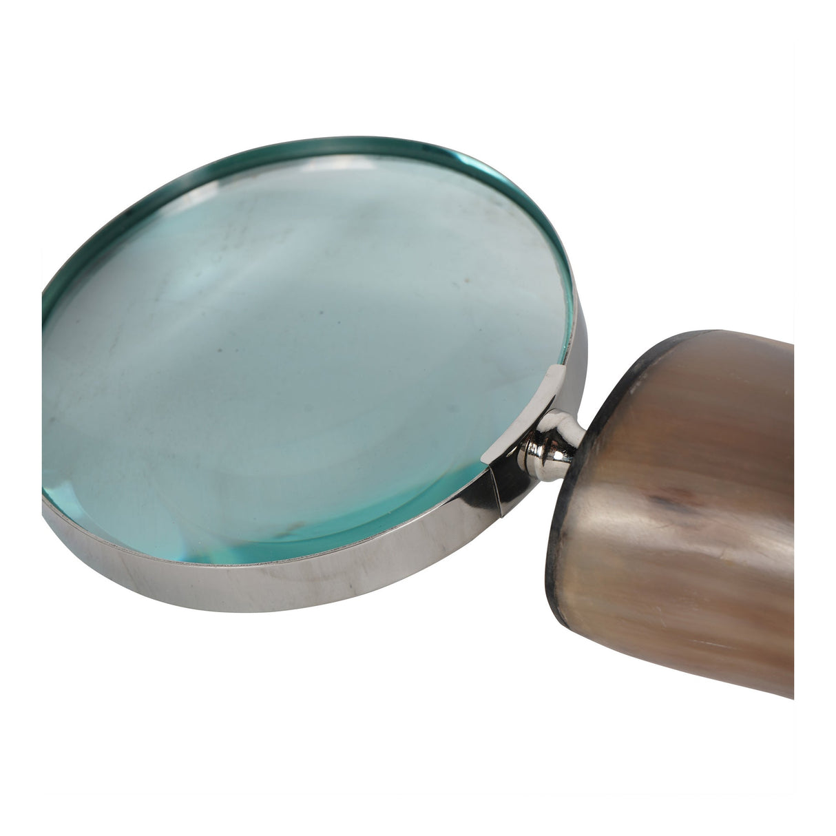 Horn Inlay Magnifying Glass - Brown