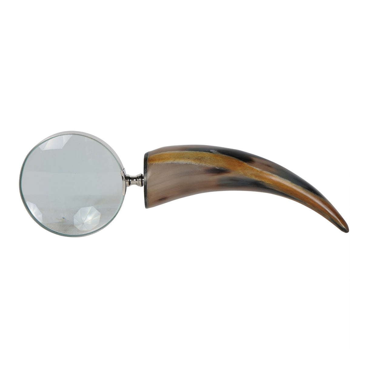Horn Inlay Magnifying Glass - Brown