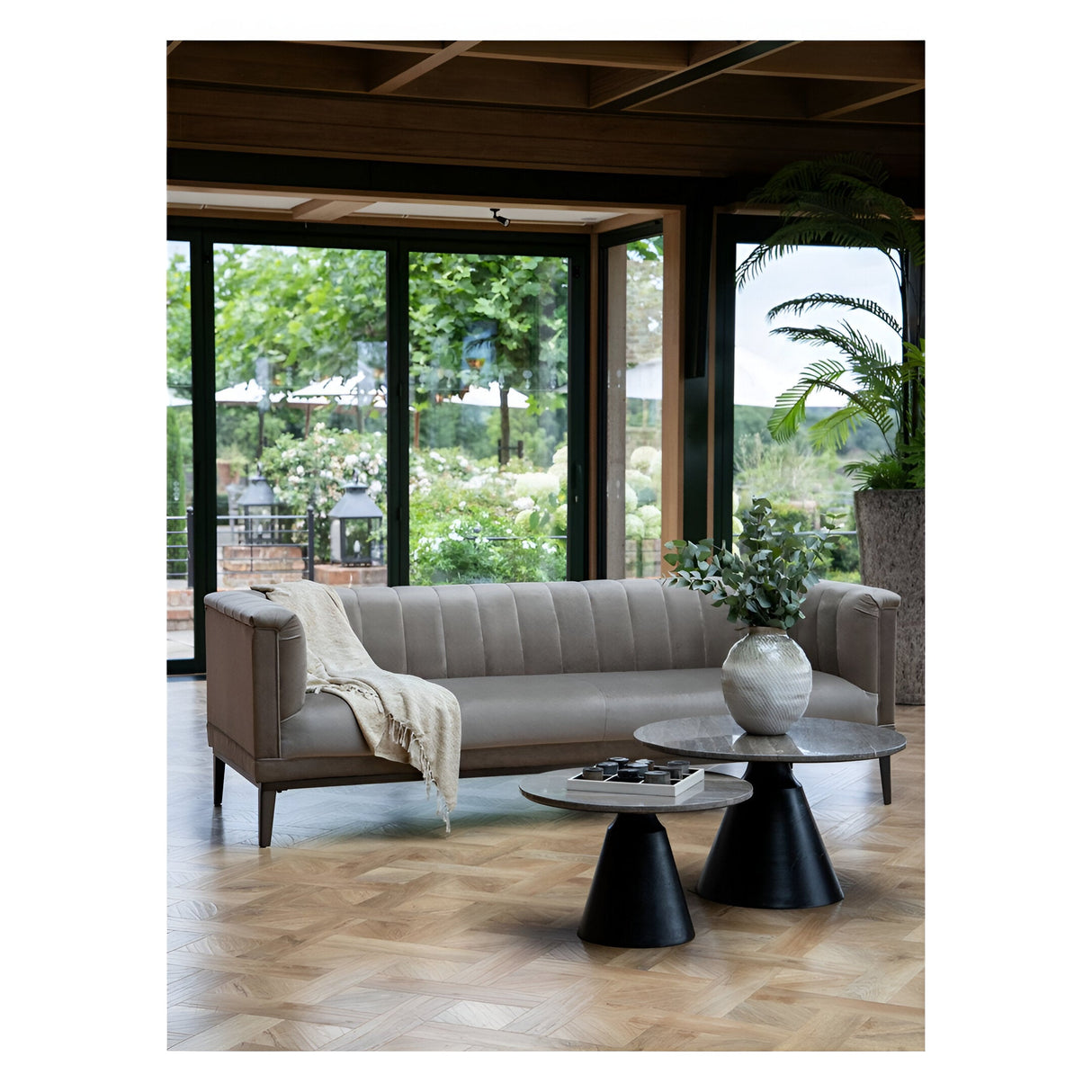 Horn Stack Noughts and Crosses Set - Black