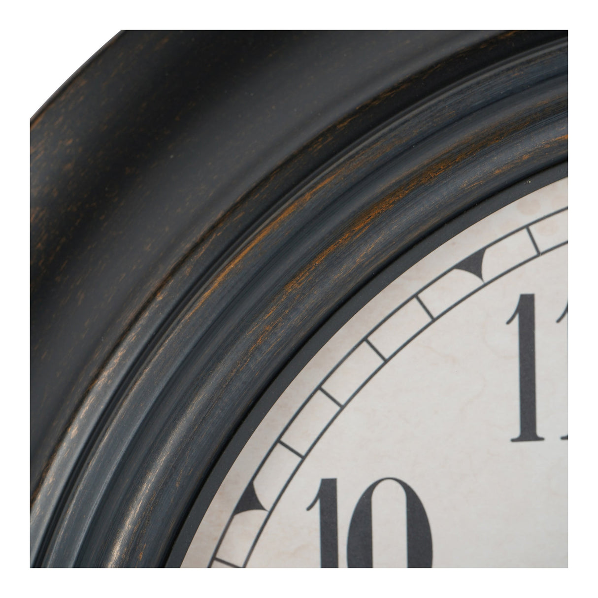 Outdoor Clock With Temperature & Humidity - Black