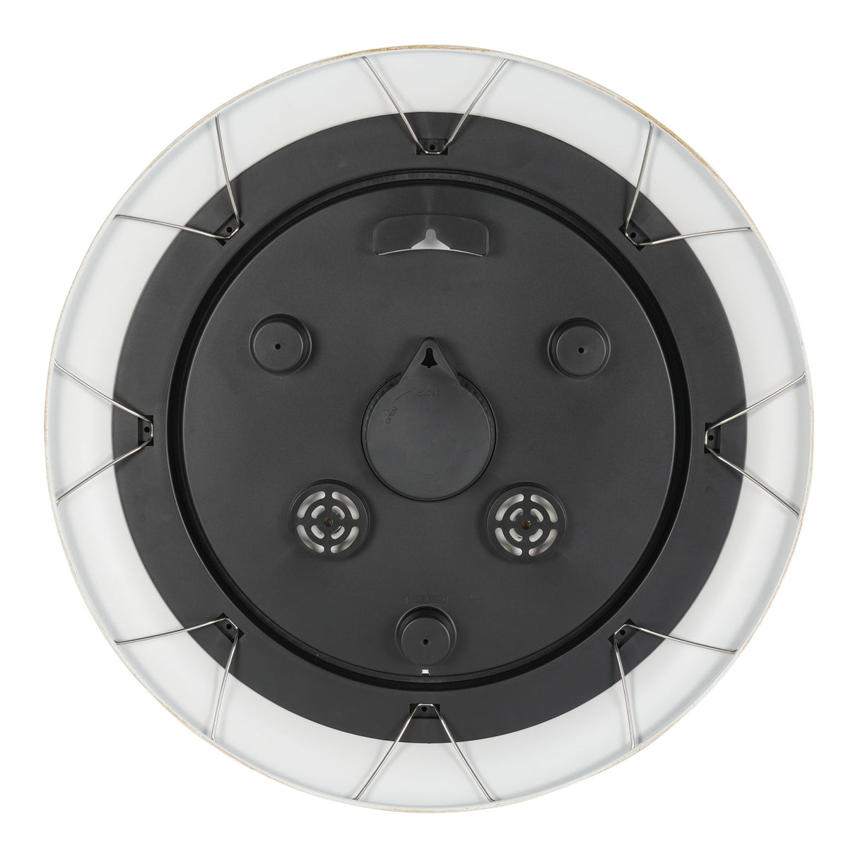 Outdoor Clock With Temperature & Humidity - White