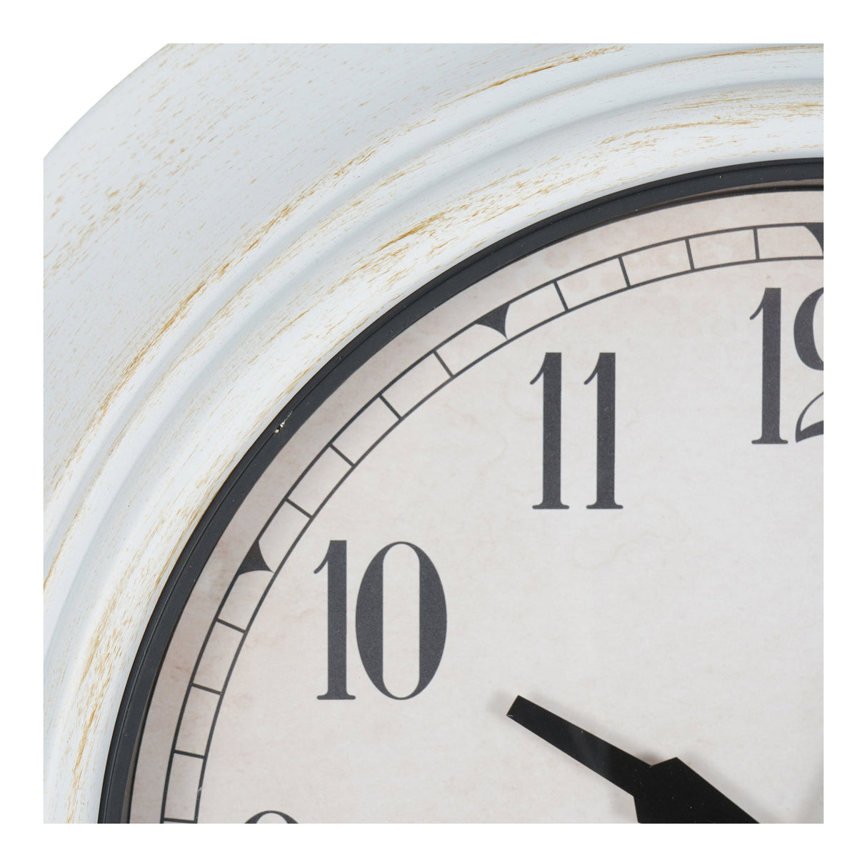 Outdoor Clock With Temperature & Humidity - White