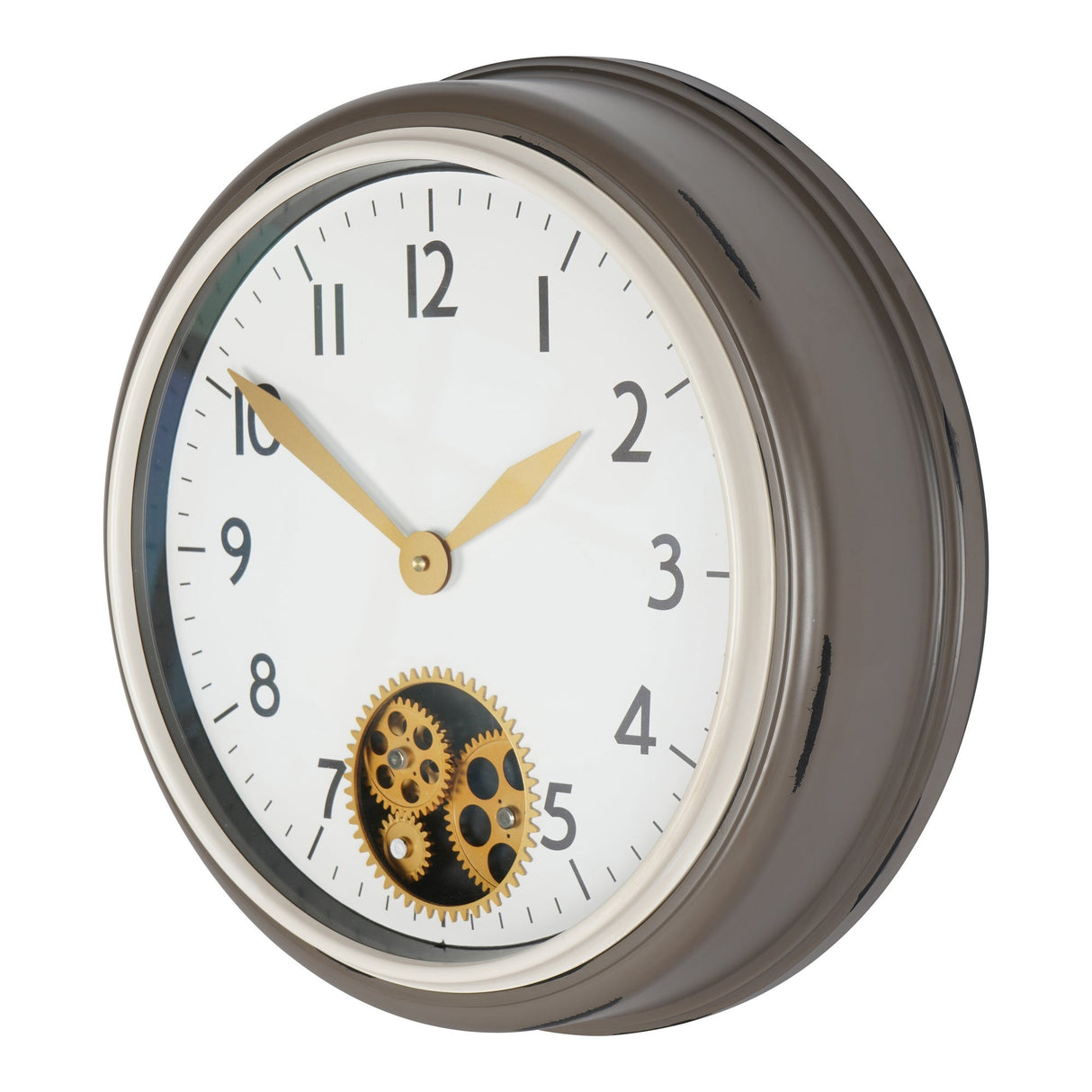 Flow Dial Grey Wall Clock 45cm - Grey