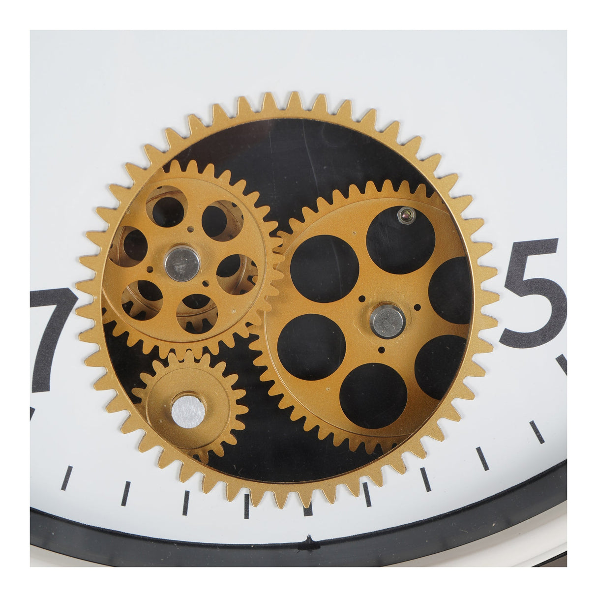 Flow Dial Grey Wall Clock 45cm - Grey