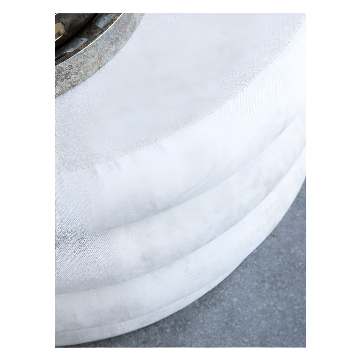 Casa Upholstered Storage Ottoman - Cream