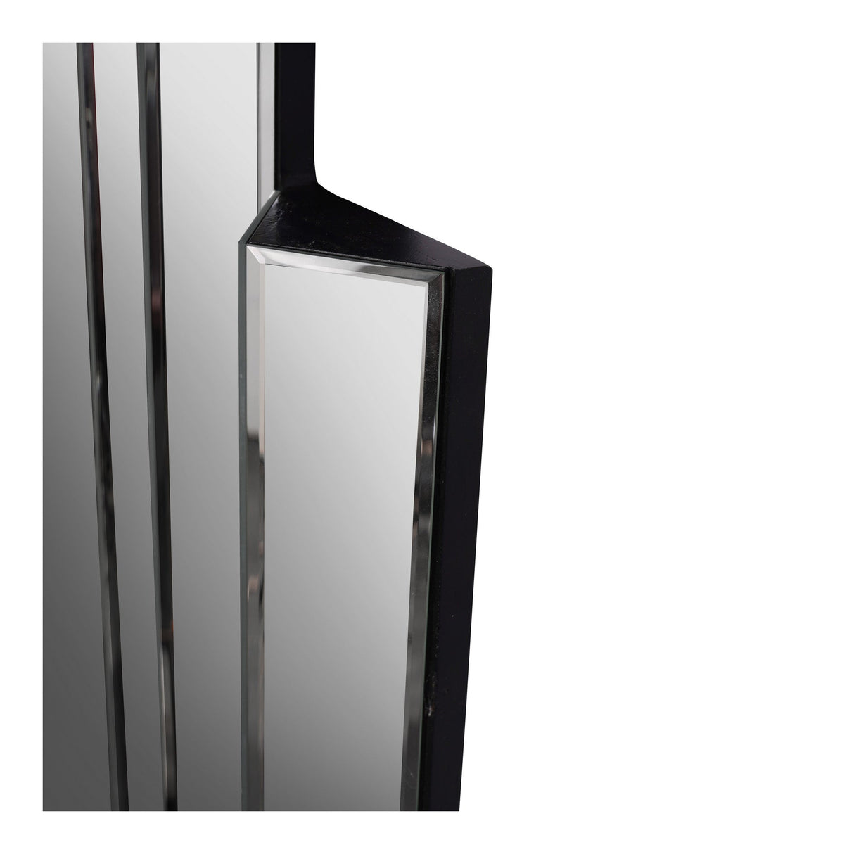 Crystalline Effect Embossed Edges Round Wall Mirror - 120cm