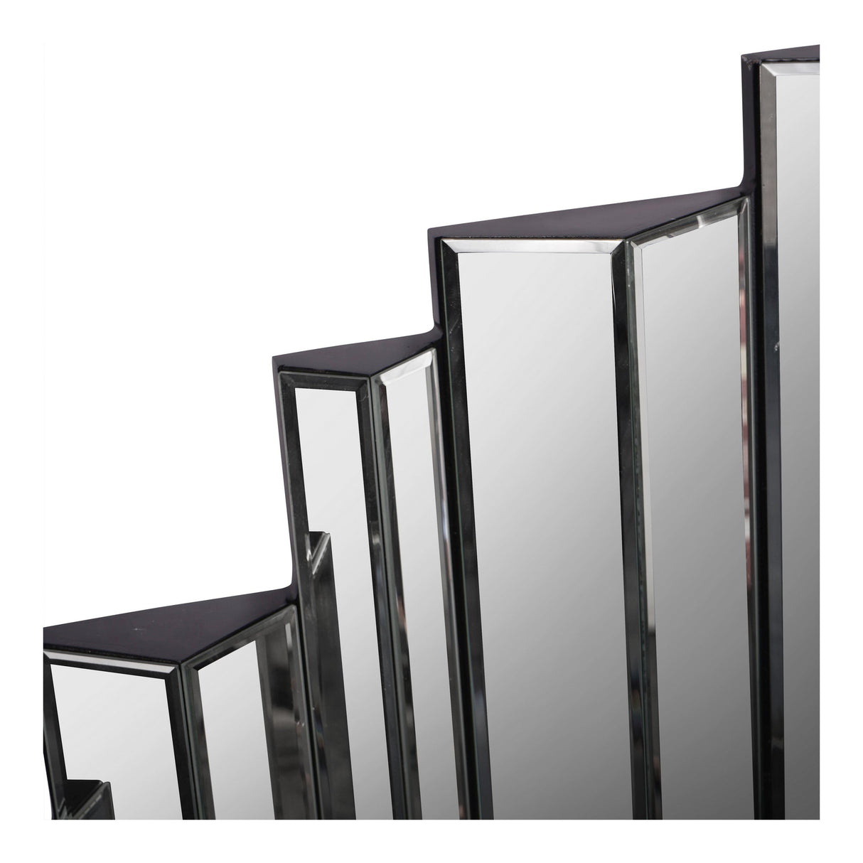 Crystalline Effect Embossed Edges Round Wall Mirror - 120cm