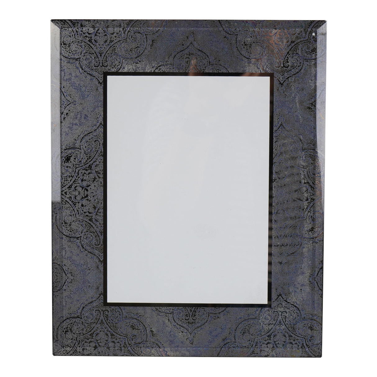 Mandala Pattern Smoked Mirror Photo Frame - 7x5