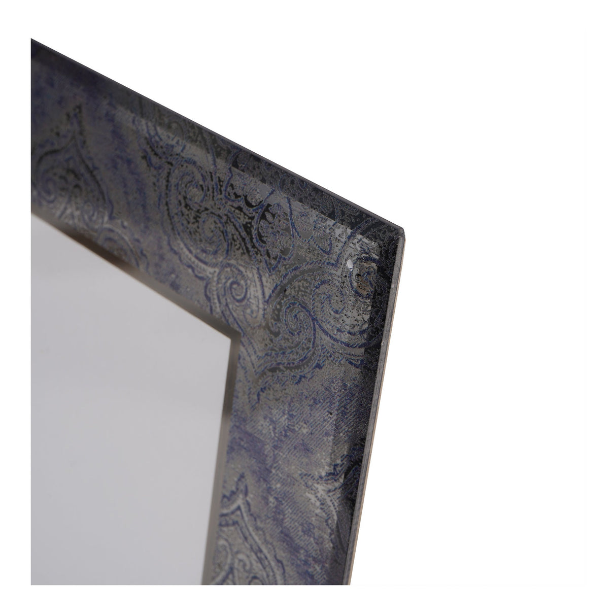 Mandala Pattern Smoked Mirror Photo Frame - 7x5