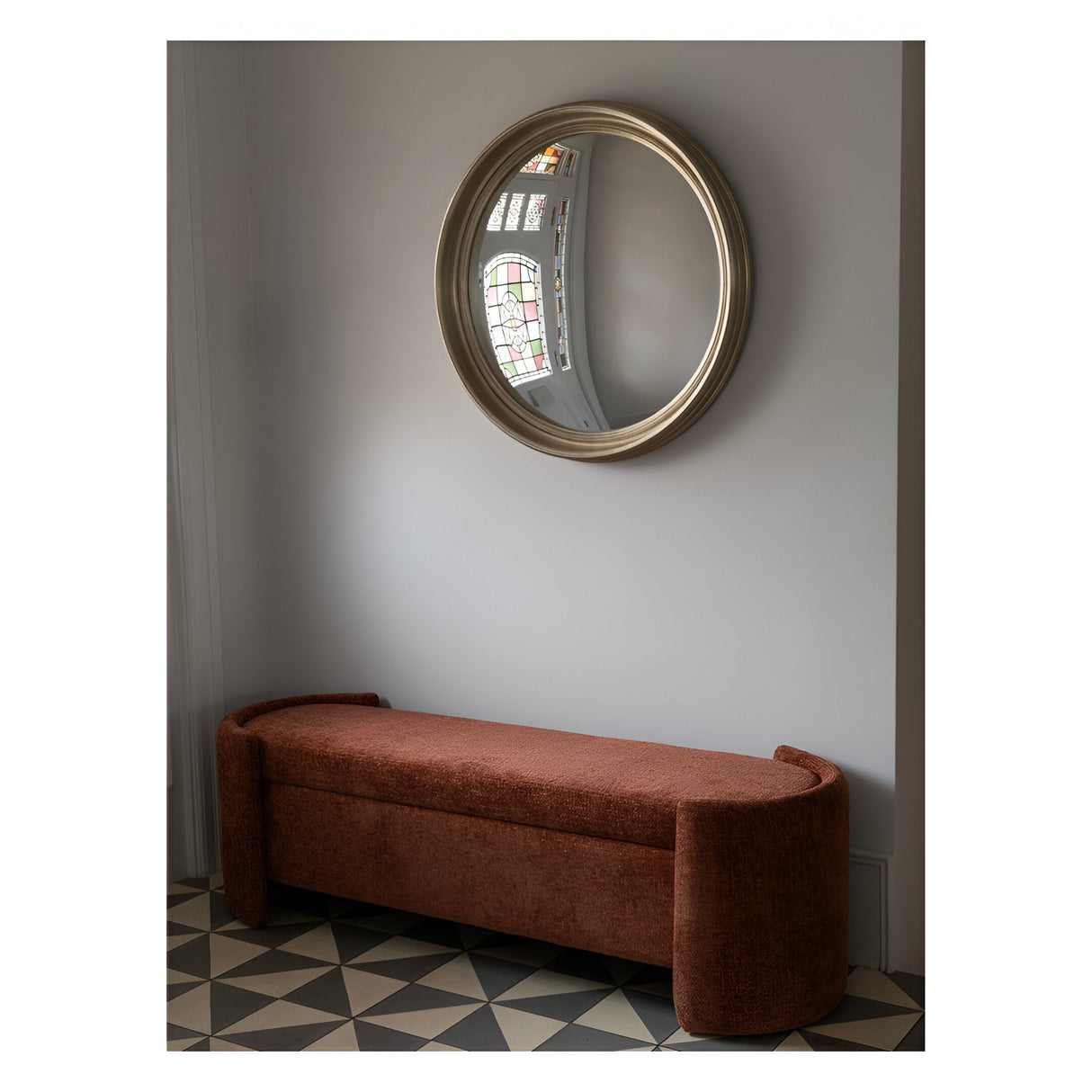 Fen Round Convex Wall Mirror Medium - 82cm