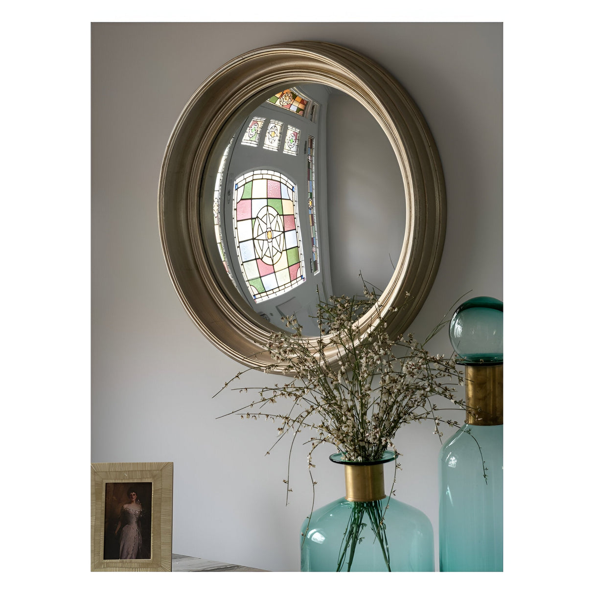 Fen Round Convex Wall Mirror Small - 62cm