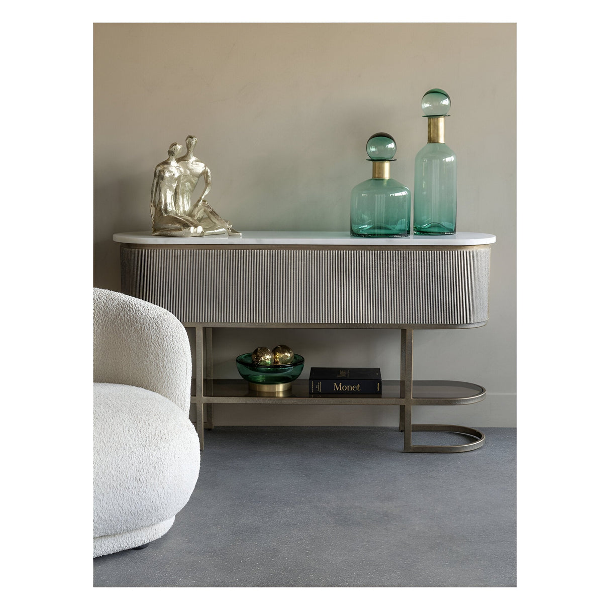 Large Loving Couple Figurine - 37cm