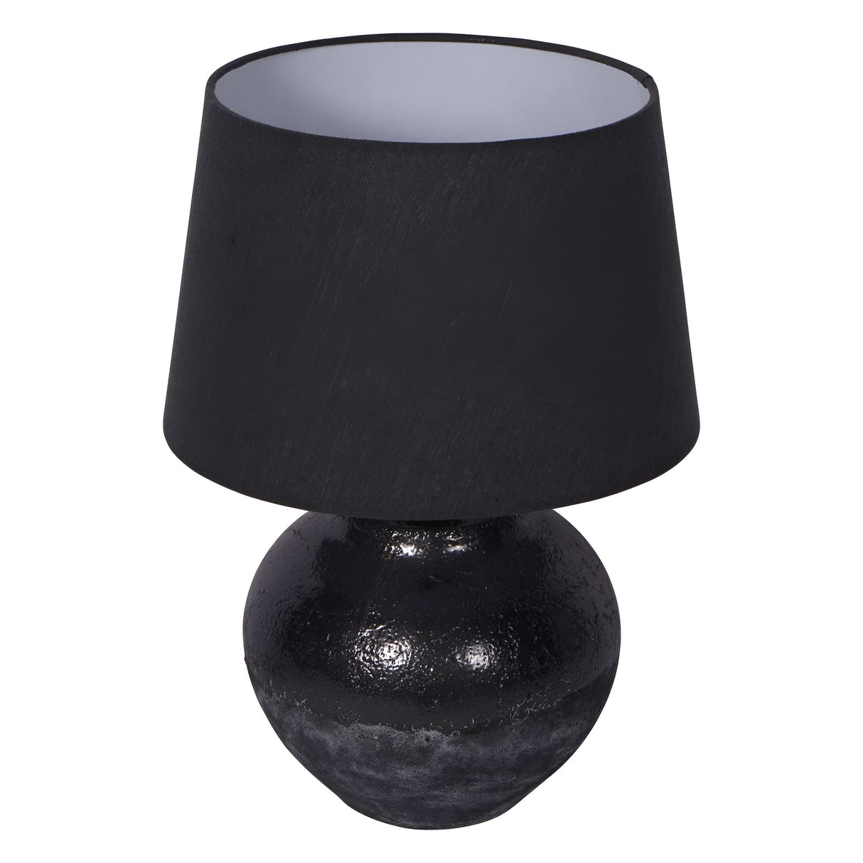 Skyline Small Table Lamp With Shade - Black