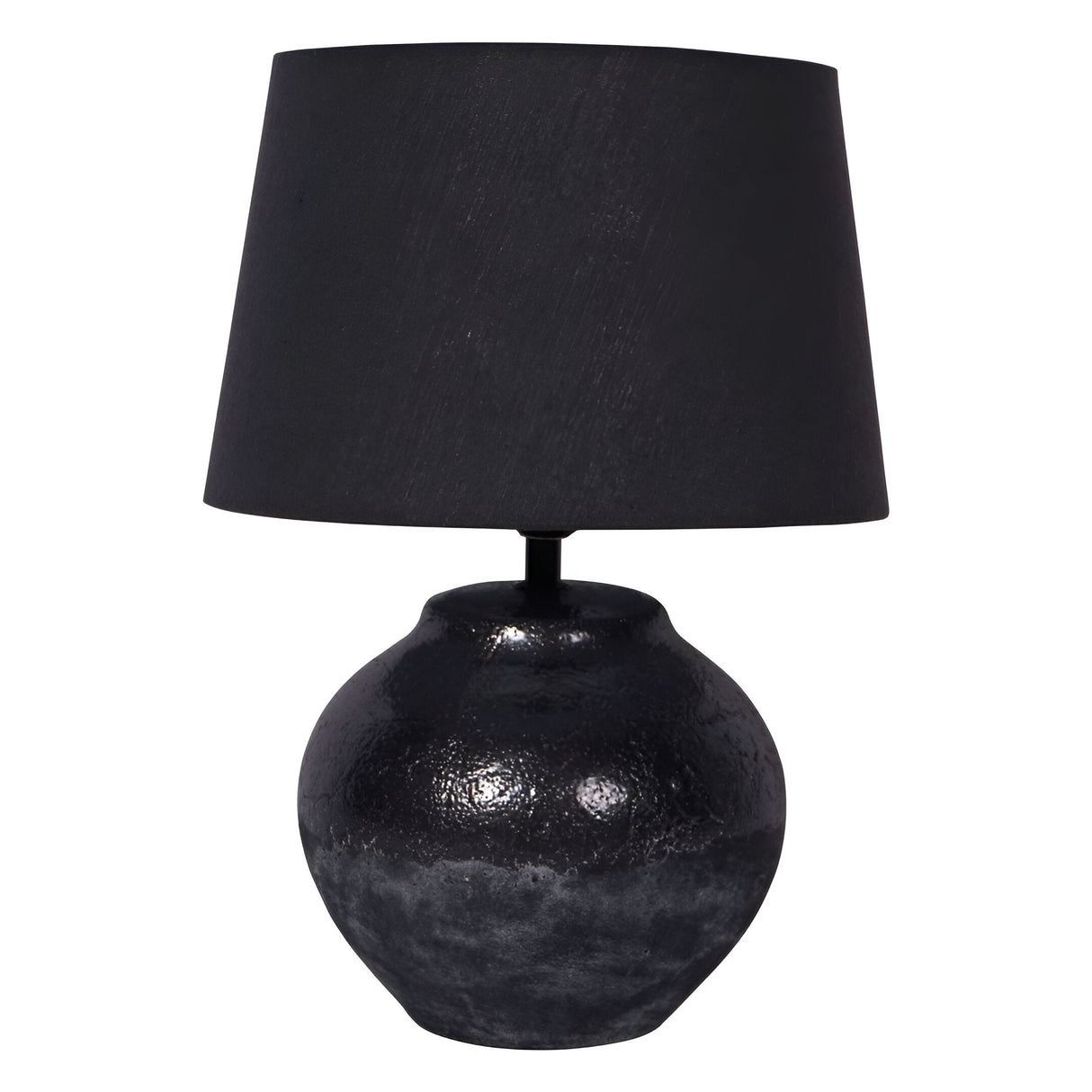 Skyline Small Table Lamp With Shade - Black
