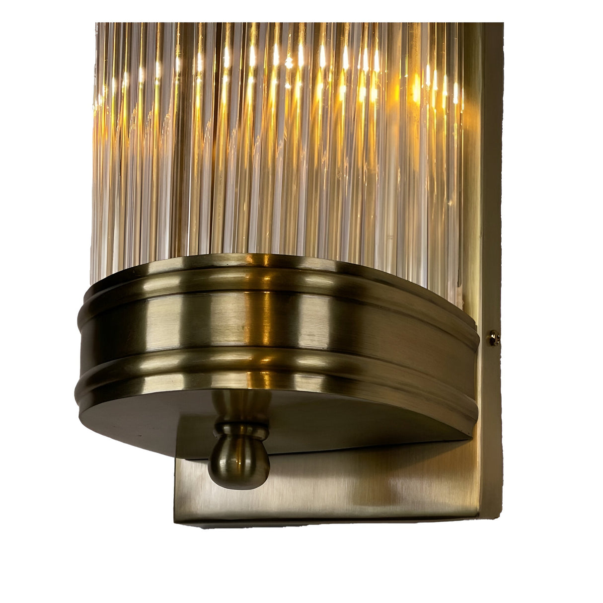 Beaumont 2 Light Wall Light - Antique Brass