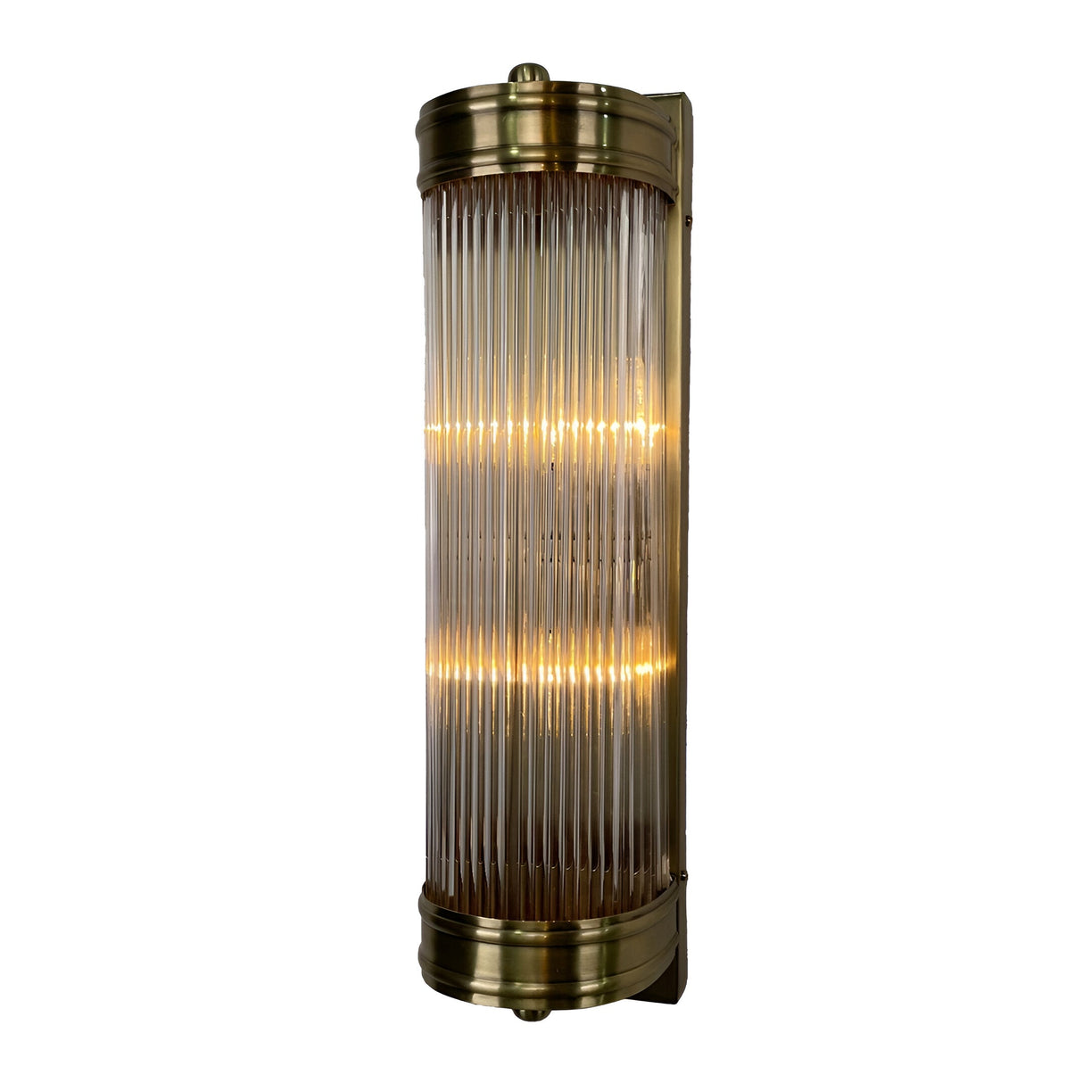 Beaumont 2 Light Wall Light - Antique Brass