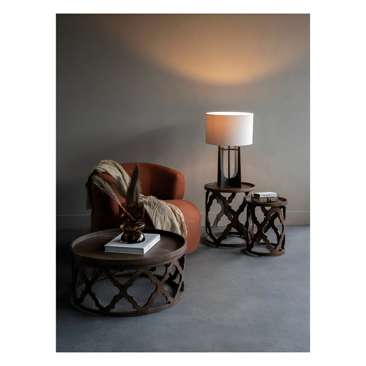 Luna Occasional Chair - Terracotta