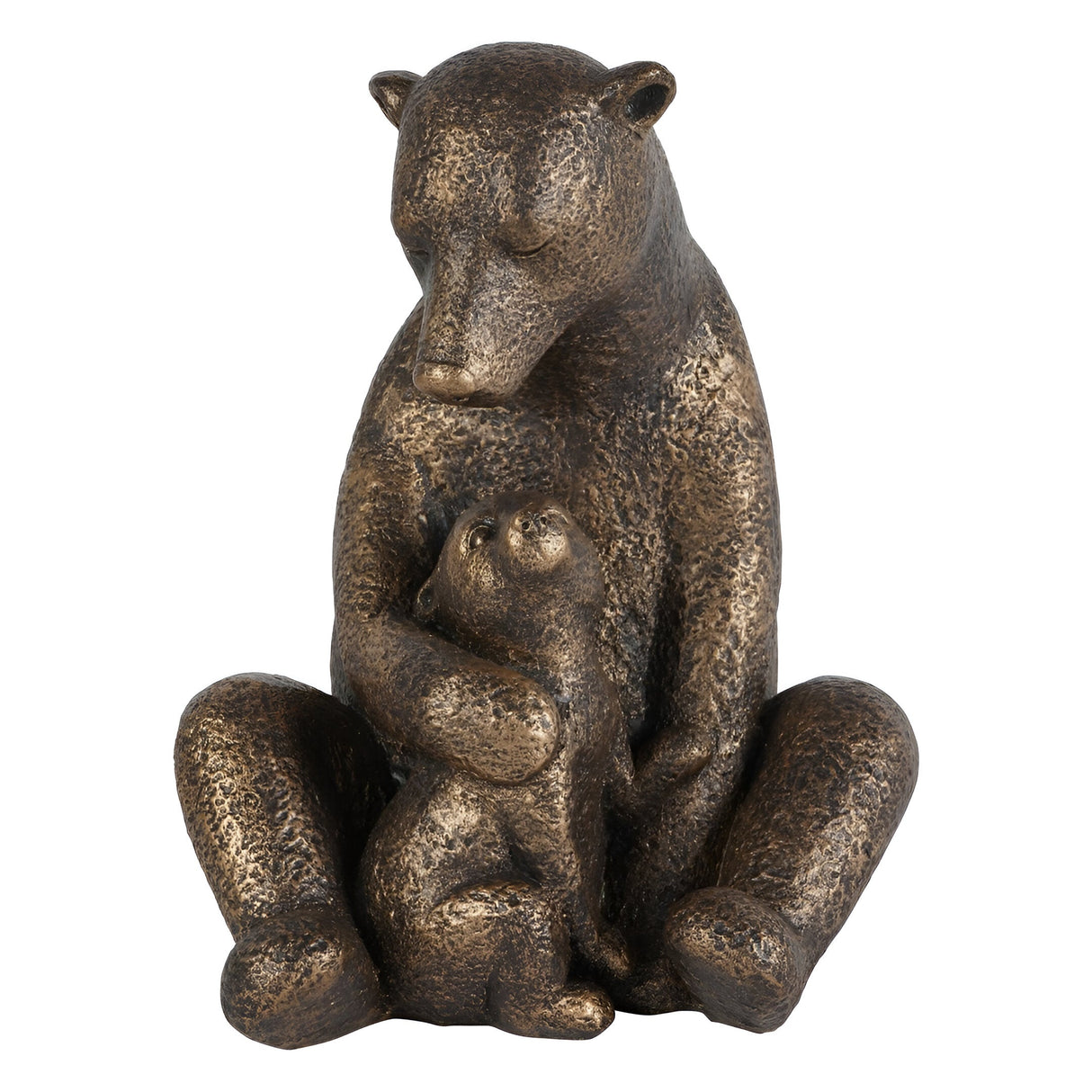 Laura Ashley Bronze Bear with Cub Figurine - 22.5cm