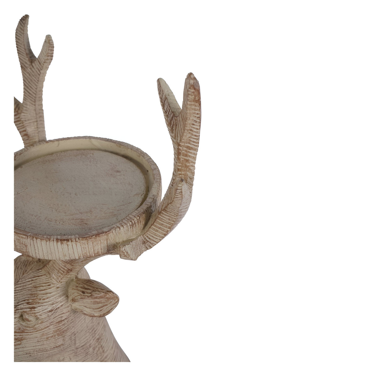 Laura Ashley Resin Deer Candleholder - Natural