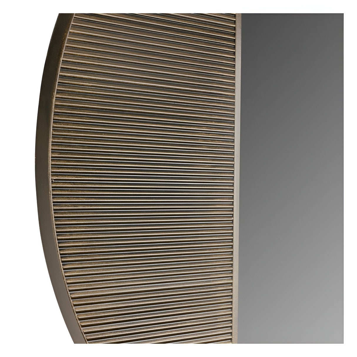 Belvedere Black Wall Mirror - 90cm