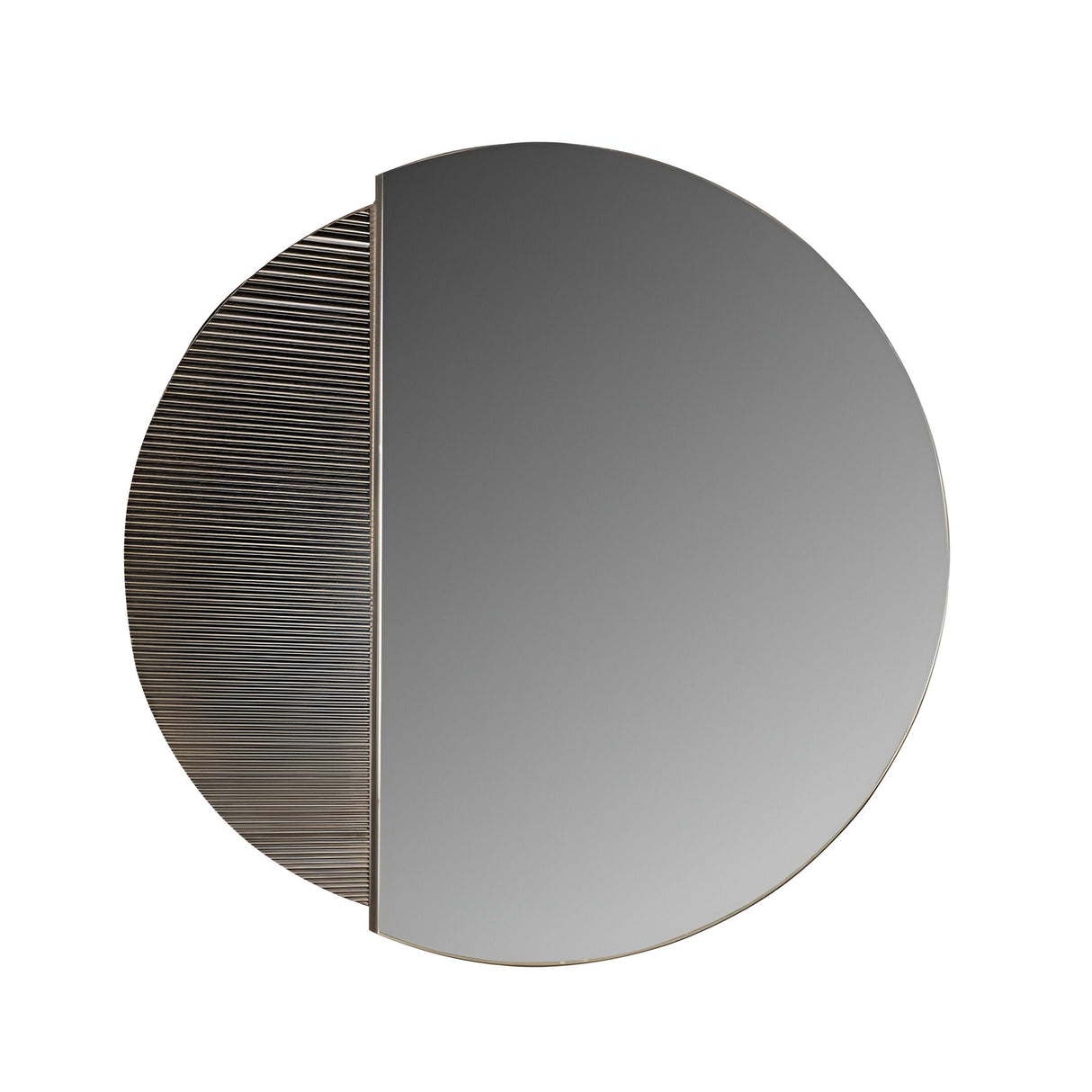 Belvedere Black Wall Mirror - 90cm