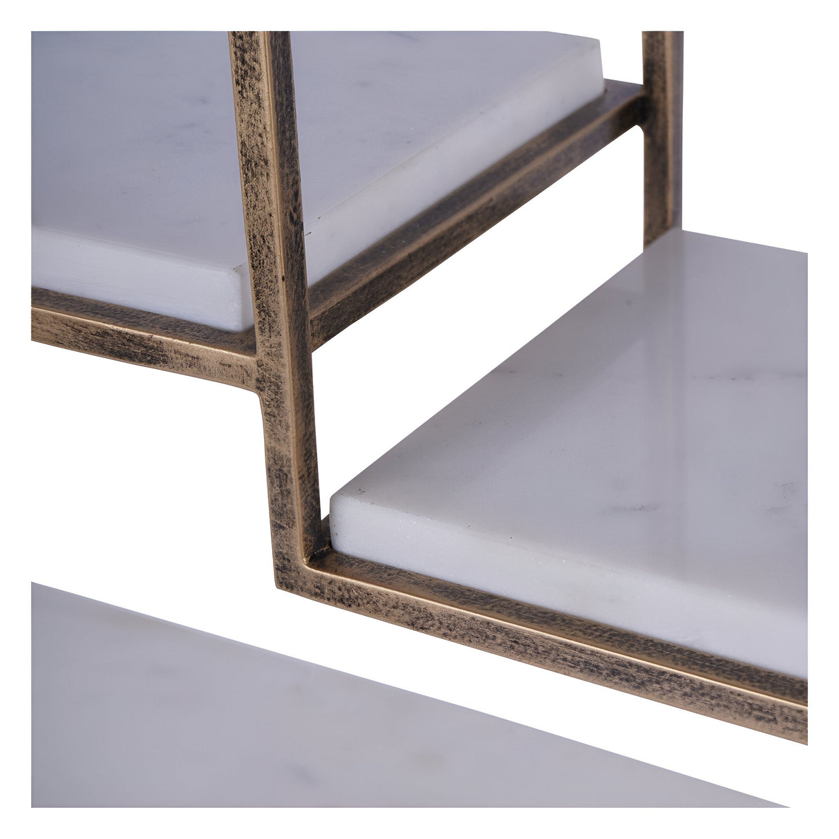 Belvedere Large Multi Tier Buffet Stand - Aged Gold