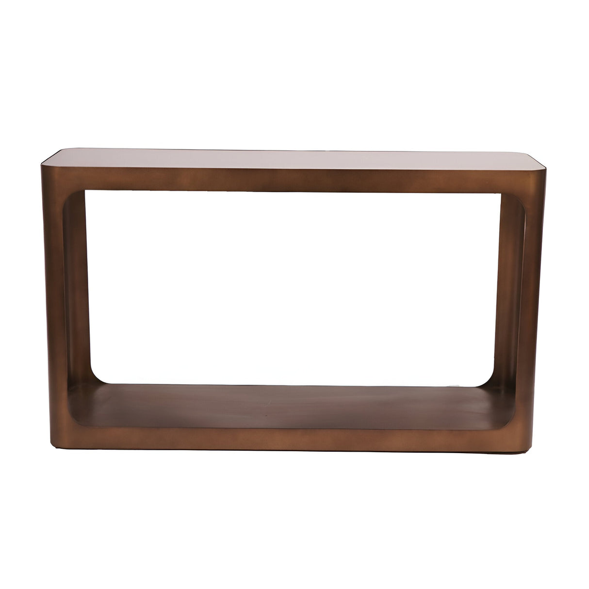 Thorpe Metal & Glass Console Table - Gold